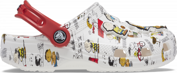 CROCS PEANUTS CLASSIC CLOG KIDS white/multi
