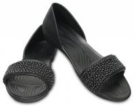 Crocs Lina Embellished D’Orsay Flat Black / Black