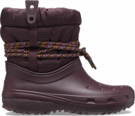 Crocs Classic Neo Puff Luxe Boot W Dark Cherry