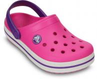 Crocband Kids Neon Magenta / Neon Purple