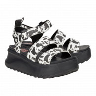 Delray Buckle Animal  Black / White