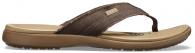 Crocs Santa Cruz Canvas Flip M 205612 Espresso / Khaki