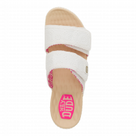 Delray Slide Eyelet  White