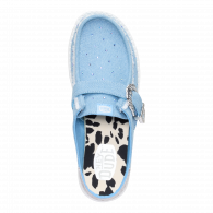 Wendy Slip Buckle Denim  Blue/Multi