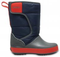 CROCS Kids’ LodgePoint Snow Boot Navy / Slate Grey 