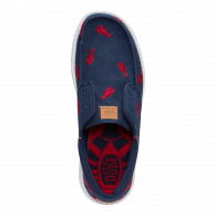 Wally Cru Embroidered Navy / Red