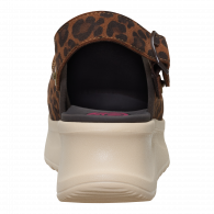 Delray Clog Suede  Brown Leopard