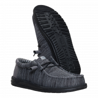 Wally Stretch Sox  Granite Grey / Black