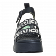 Delray Buckle Cottage Crochet  Black / White