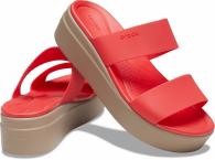 Crocs Brooklyn Mid Wedge flame/mushroom